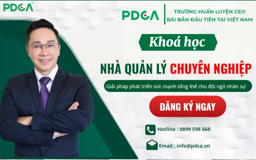 Khóa học nhà quản lý chuyên nghiệp của PDCA