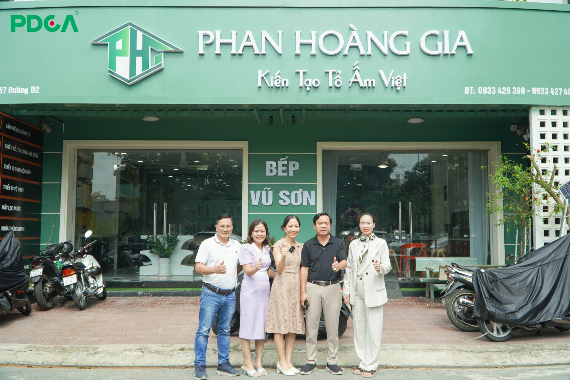 Đại diện PDCA Miền Đông có chuyến thăm đến công ty Phan Hoàng Gia